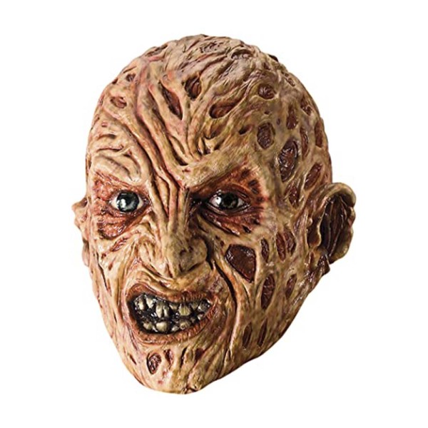 Freddy Krüger 3/4 Gesichtsmaske | Erwachsene Halloween Maske | Standardgröße