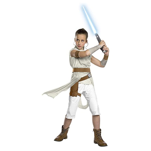 Rey Skywalker Kinderkostüm | Star Wars Deluxe Overall | Jedi Mädchen Kostüm | 116 cm