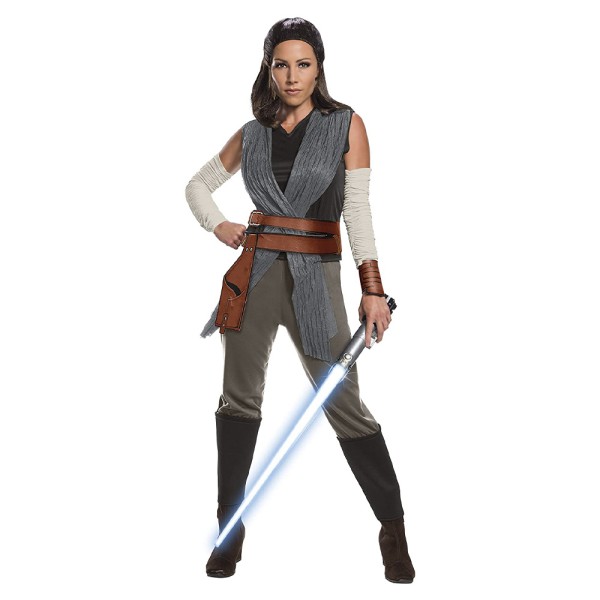 Rey Skywalker Jedi Cosplay | Overall Damen Kostüm | Star Wars Deluxe Verkleidung | Größe S