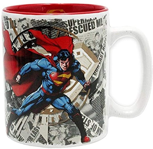 DC Comics Keramiktasse mit Superman Bild und Logo