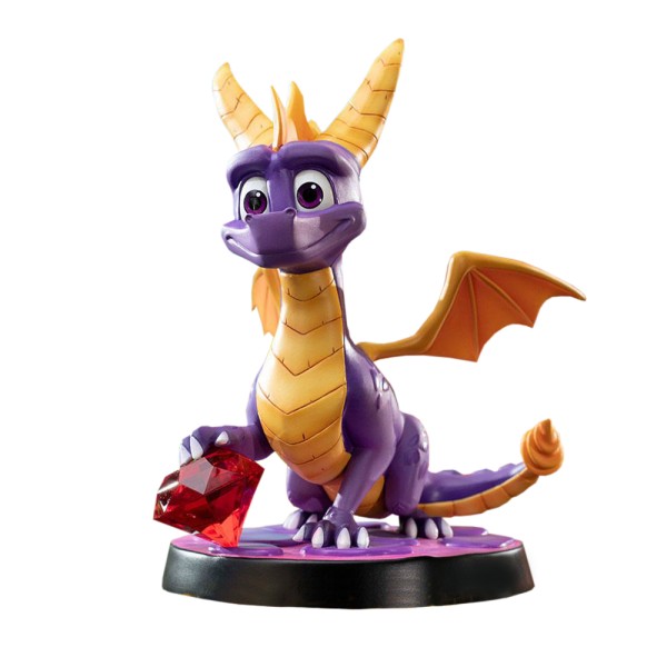 Spyro the Dragon Deko Figur mit rotem Edelstein