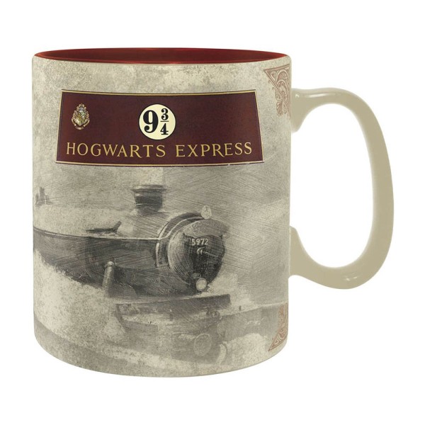 Große Harry Potter Tasse mit Hogwarts Express Motiv | 460 ml