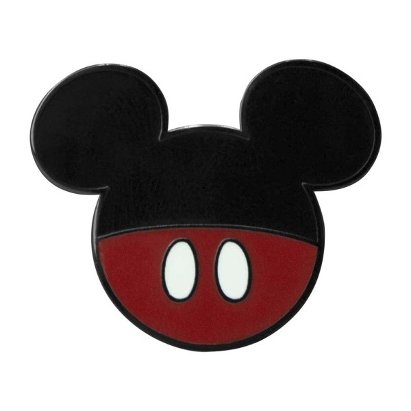 Disney Pin | Mickey Mouse Anstecker Ohren & Hose | Brosche schwarz & rot