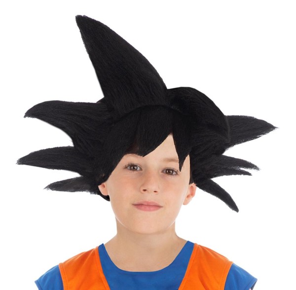 Dragon Ball Kinderperücke von Son Goku - schwarz