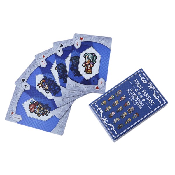 Final Fantasy Kartenspiel | FF Playing Cards | 54 transparente Spielkarten