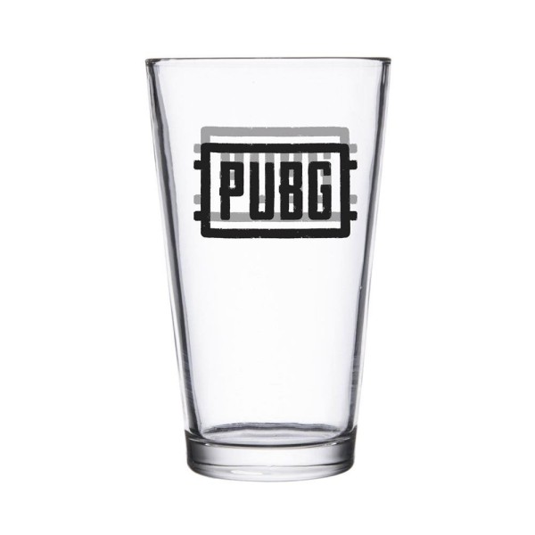 Playerunknown's Battlegrounds Trinkglas | Wasserglas mit PUBG Logo | 330 ml